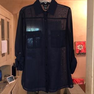 Rue21 Shear Navy Top